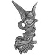 Angel Antiqued Lapel Pin